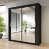 Milan Mirror Sliding Door Wardrobe