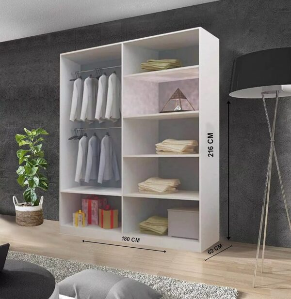 Oslo Mirror Bedroom Sliding Wardrobe
