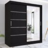 Lyon Modern Mirrored Sliding Door Wardrobe
