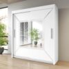 Modern Venice 2-Door Sliding Mirror Wardrobe