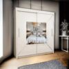 Modern Venice 2-Door Sliding Mirror Wardrobe