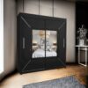 Modern Venice 2-Door Sliding Mirror Wardrobe