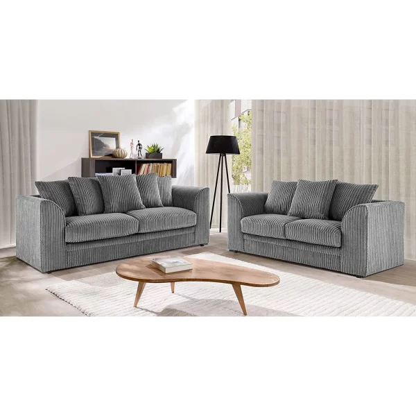 Dylan Jumbo Cord Fabric Sofa - (3+2 Sofa Set)
