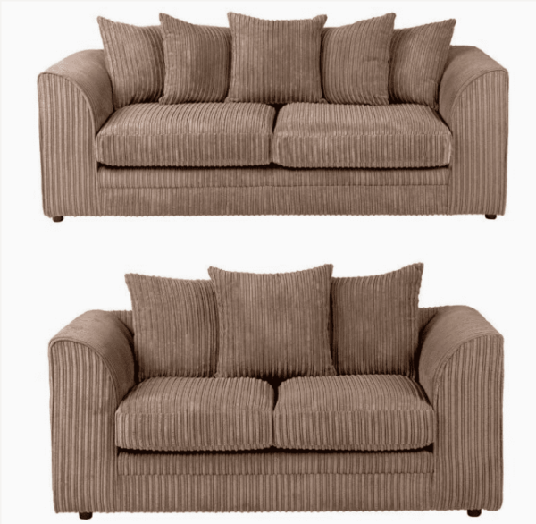 Dylan Jumbo Cord Fabric Sofa - (3+2 Sofa Set)