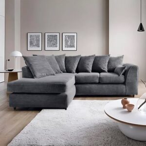 Dylan Jumbo Cord Fabric Sofa - (L shape, corner sofa)