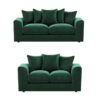 Dylan Plush velvet Fabric Sofa - (3+2 Sofa Set)