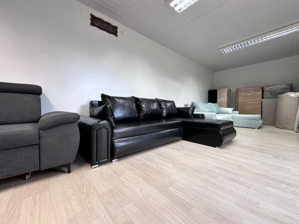 Leather Berlin Ottoman Sofa Bed